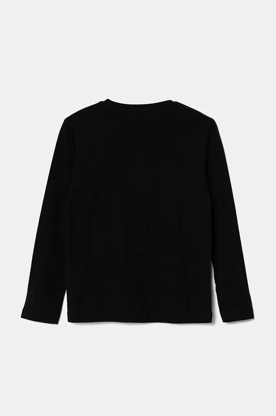 Дитячий бавовняний лонгслів Guess L4BI01.I3Z14.9BYH чорний AW24