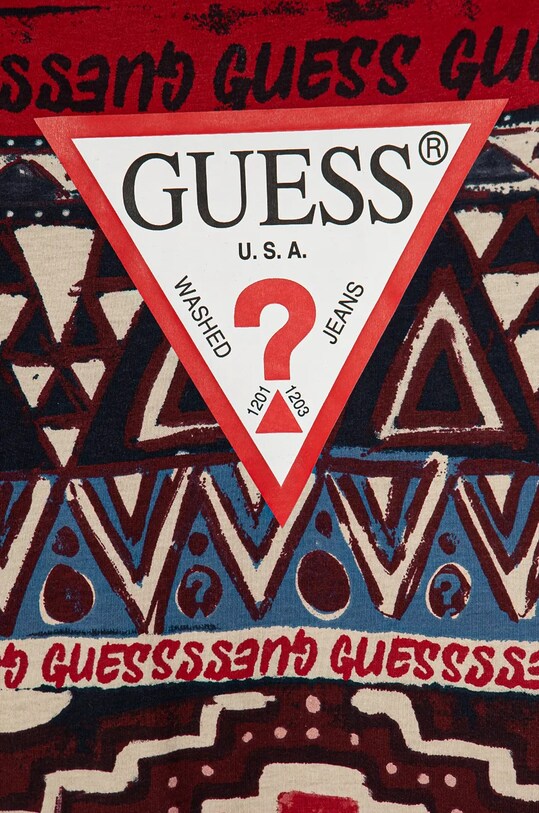 Хлопчик Дитячий бавовняний лонгслів Guess L4BI05.I3Z13.9BYH барвистий