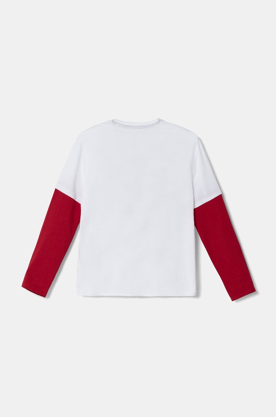 Guess longsleeve bawełniany dziecięcy L4BI13.I3Z14.9BYH biały AW24