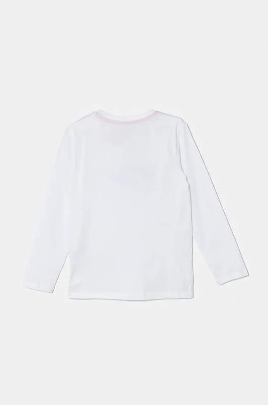 Guess longsleeve bawełniany dziecięcy L4BI15.I3Z14.9BYH biały AW24