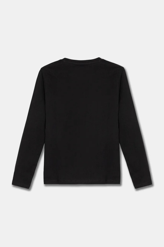 Guess longsleeve bawełniany dziecięcy L4BI18.I3Z14.9BYH czarny AW24