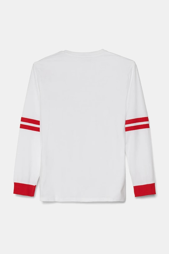 Guess longsleeve bawełniany dziecięcy L4BI24.I3Z14.9BYH biały AW24