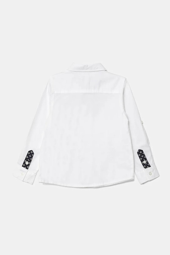 Guess koszula bawełniana dziecięca N4BH08.W9CL0.9BYH biały AW24