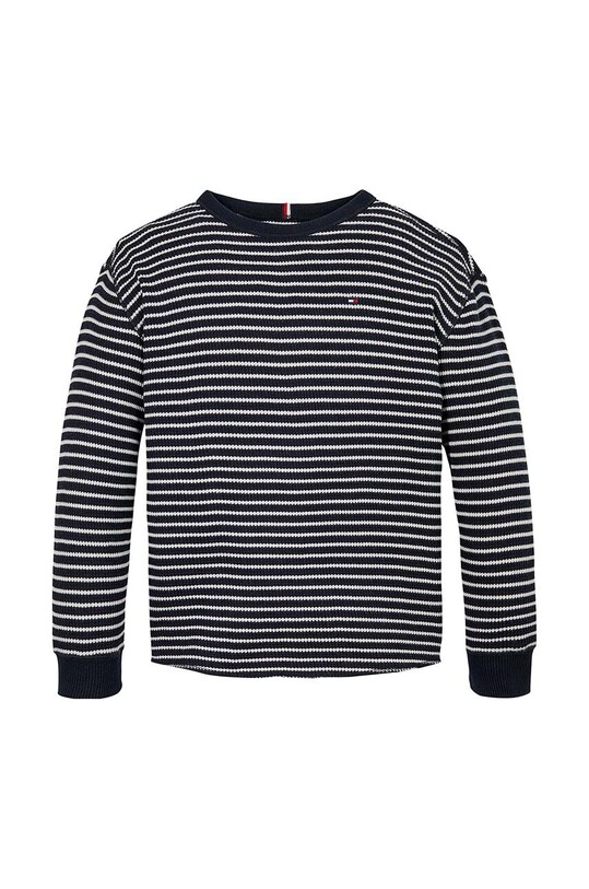 Tommy Hilfiger longsleeve dziecięcy KB0KB09195.9BYH.104.122 szary AW24