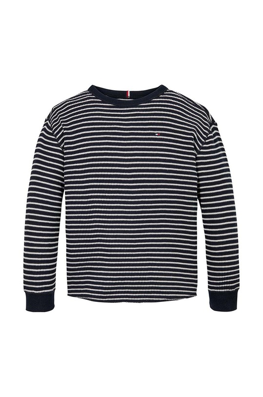 Tommy Hilfiger longsleeve dziecięcy KB0KB09195.9BYH.128.176 szary AW24