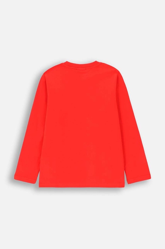 Coccodrillo longsleeve din bumbac pentru copii ZC4143101VBA rosu AW24