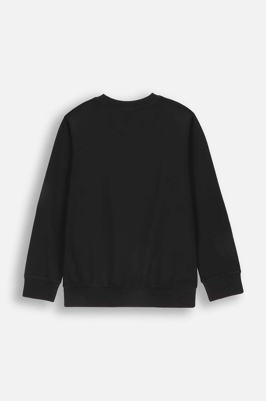 Coccodrillo longsleeve bawełniany dziecięcy ZC4143104VBA czarny AW24