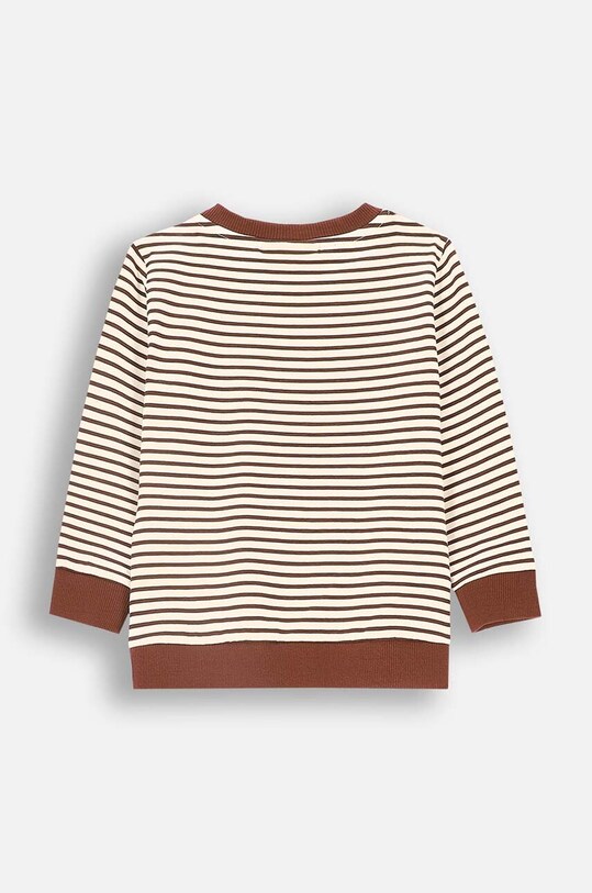 Coccodrillo longsleeve niemowlęcy ZC4143102MBN brązowy AW24
