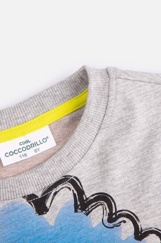 Coccodrillo longsleeve dziecięcy szary ZC4143103DBK