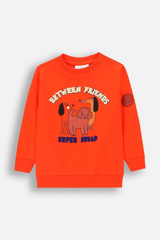 Лонгслів для немовлят Coccodrillo бавовна червоний ZC4143101BBN