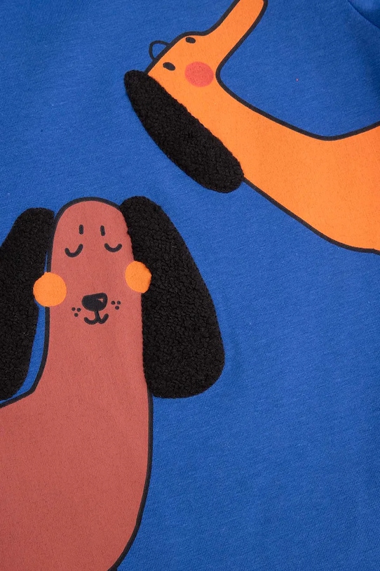 Majica dugih rukava za bebe Coccodrillo plava ZC4143102BBN