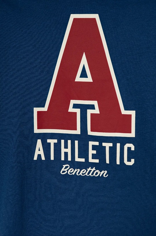 Chłopiec United Colors of Benetton longsleeve bawełniany dziecięcy 3I1XC10JG.G.Seasonal granatowy