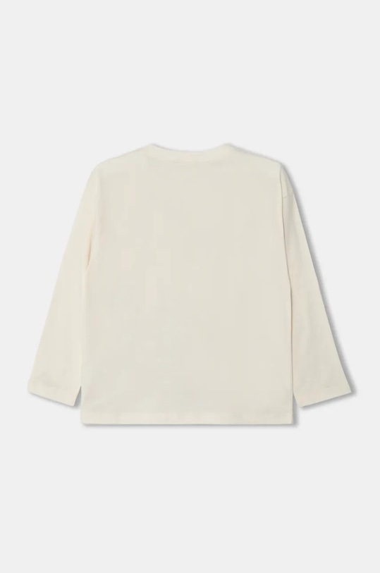 United Colors of Benetton longsleeve bawełniany dziecięcy 3I1XG10F3.P.Seasonal beżowy AW24