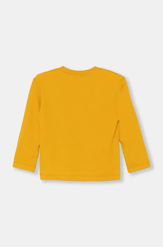 United Colors of Benetton longsleeve bawełniany dziecięcy 3I1XG10F3.P.Seasonal żółty AW24