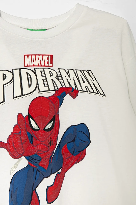 Мальчик Хлопковый детский лонгслив United Colors of Benetton 3ATNC10LV.G.Seasonal белый