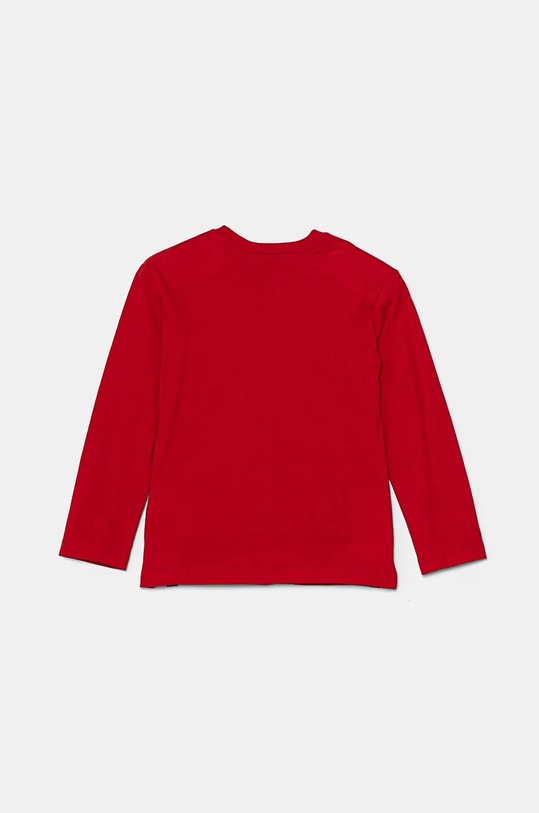 United Colors of Benetton longsleeve bawełniany dziecięcy 3ATNG10H9.P.Seasonal czerwony AW24
