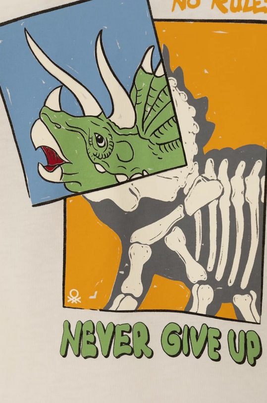 Αγορίστικα Παιδικό βαμβακερό μακρυμάνικο United Colors of Benetton 3096G10H0.P.Seasonal μπεζ