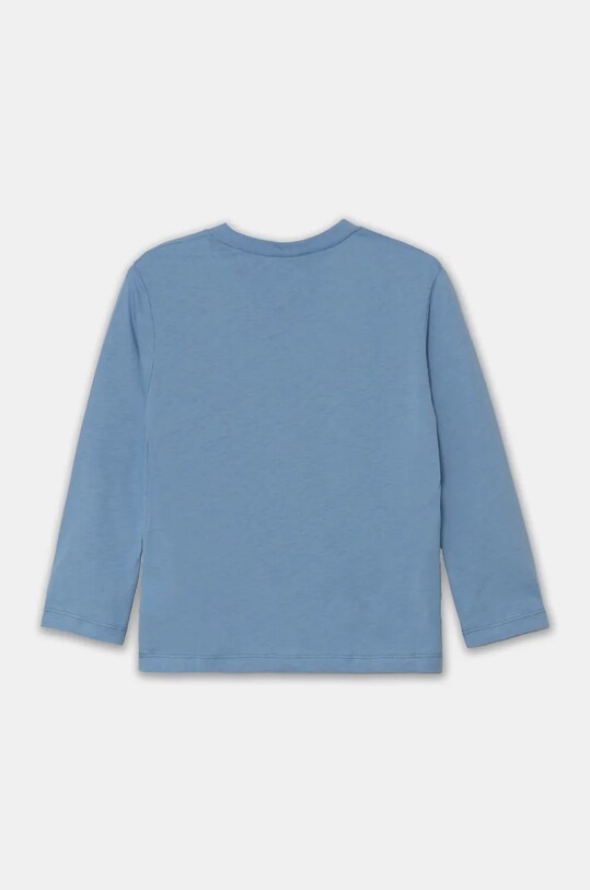 United Colors of Benetton longsleeve din bumbac pentru copii 3096G10H0.P.Seasonal albastru AW24