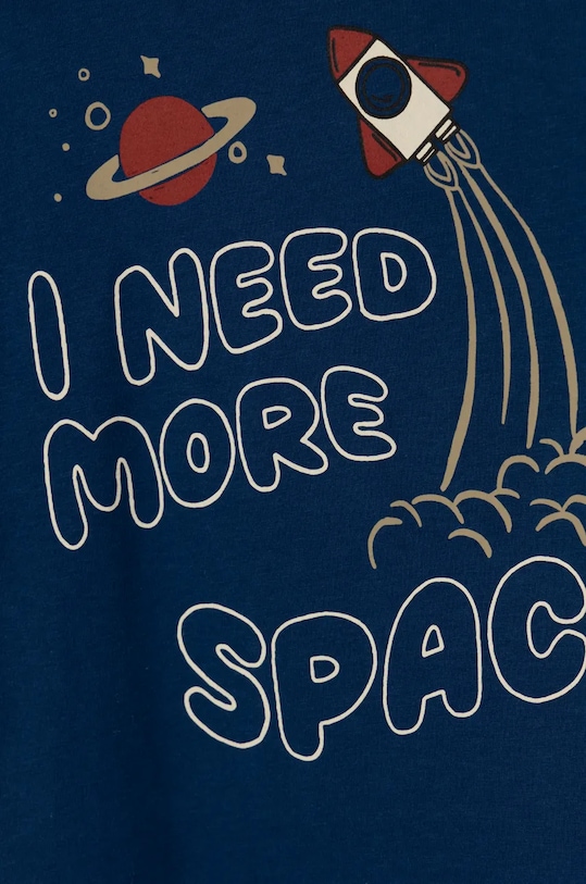 Αγορίστικα Παιδικό βαμβακερό μακρυμάνικο United Colors of Benetton 3096G10H0.P.Seasonal σκούρο μπλε