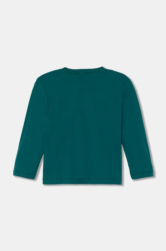 Памучна блуза с дълги ръкави United Colors of Benetton 3ATNG10G7.P.Seasonal зелен AW24