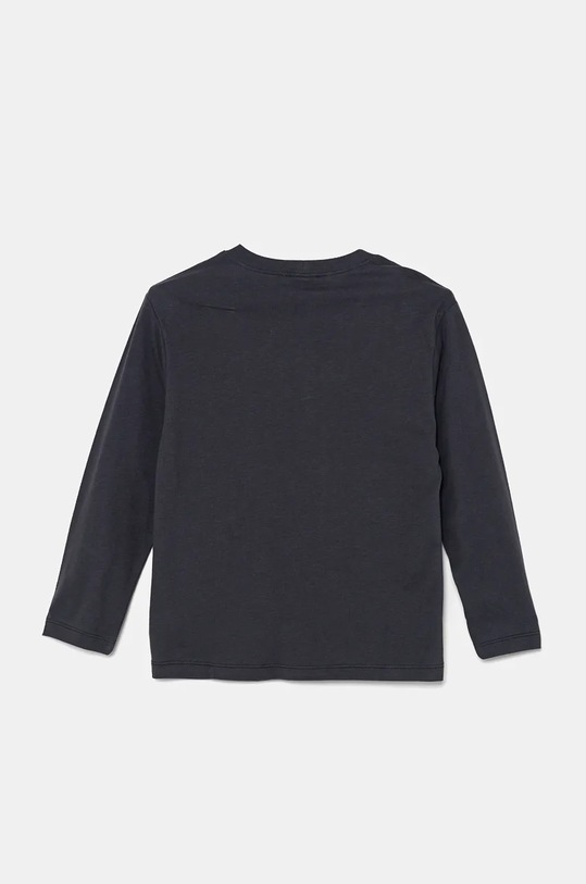 Βαμβακερή μπλούζα με μακριά μανίκια United Colors of Benetton 3ATNG10G7.P.Seasonal γκρί AW24