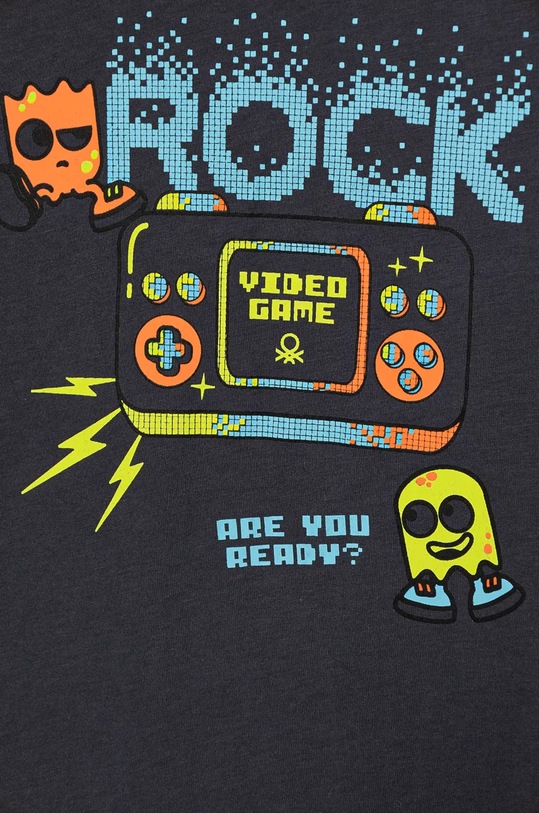 Αγορίστικα Βαμβακερή μπλούζα με μακριά μανίκια United Colors of Benetton 3ATNG10G7.P.Seasonal γκρί