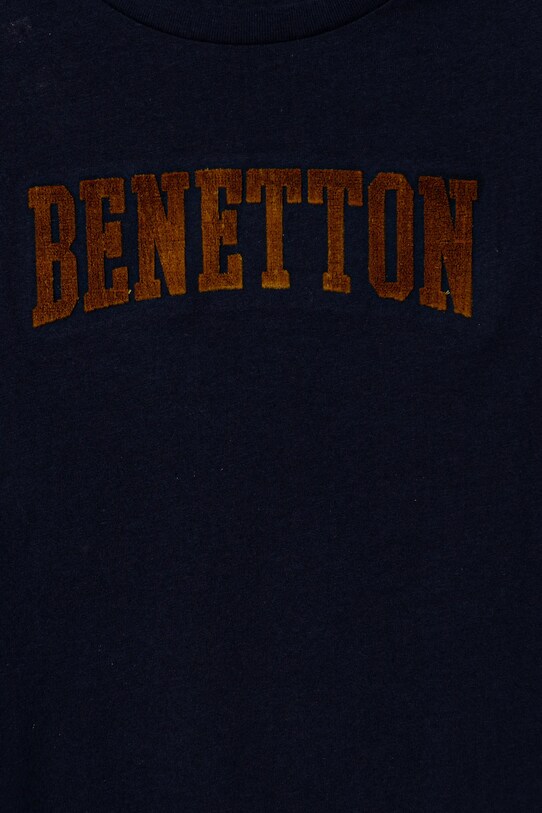 Băieți United Colors of Benetton longsleeve din bumbac pentru copii 3ATNC10KU.G.Seasonal bleumarin