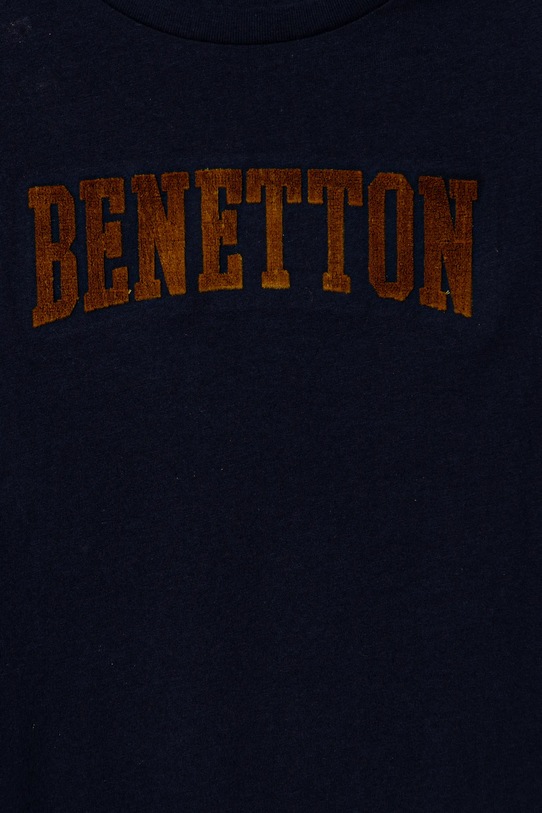 Băieți United Colors of Benetton longsleeve din bumbac pentru copii 3ATNC10KU.G.Seasonal bleumarin
