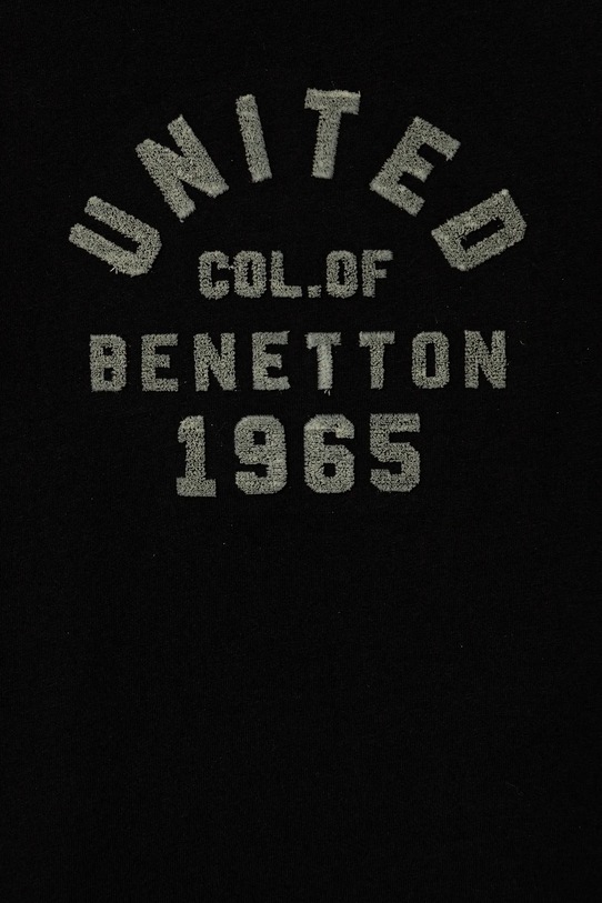 Chłopiec United Colors of Benetton longsleeve bawełniany dziecięcy 3ATNC10KU.G.Seasonal czarny
