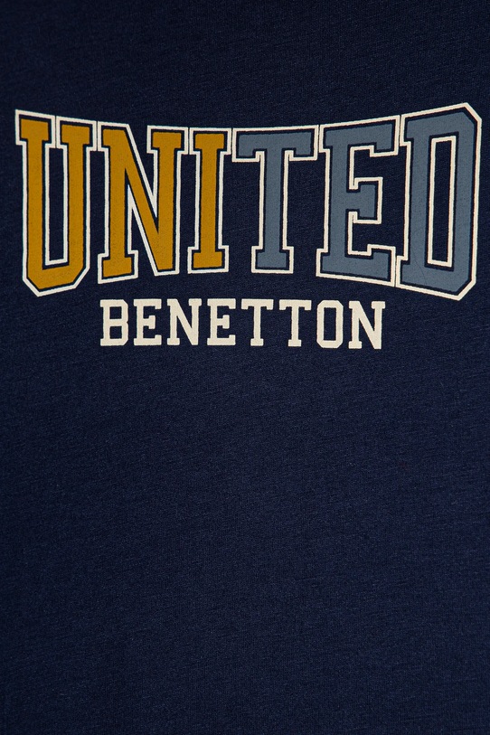 Αγορίστικα Παιδικό βαμβακερό μακρυμάνικο United Colors of Benetton 3ATNC10KQ.G.Seasonal σκούρο μπλε