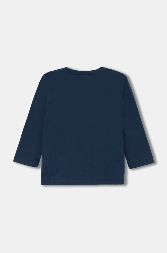 United Colors of Benetton longsleeve din bumbac pentru bebeluși 3ATNA105F.W.Seasonal bleumarin AW24