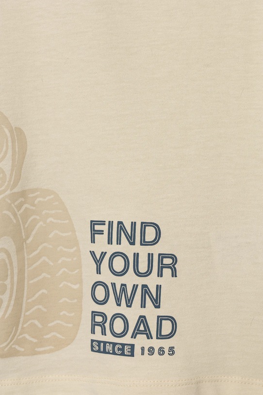 CHLAPEC Dětské bavlněné tričko s dlouhým rukávem United Colors of Benetton 3ATNC10L5.G.Seasonal béžová