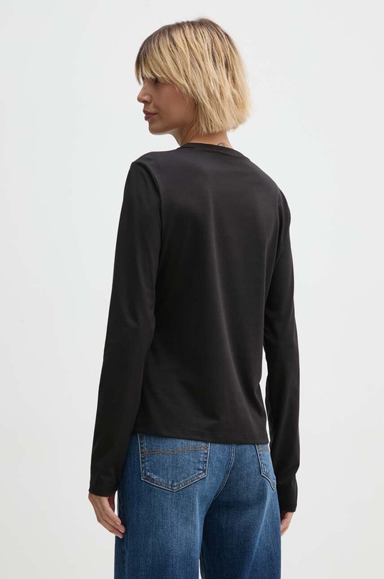 Odzież Calvin Klein longsleeve bawełniany K20K207572 czarny