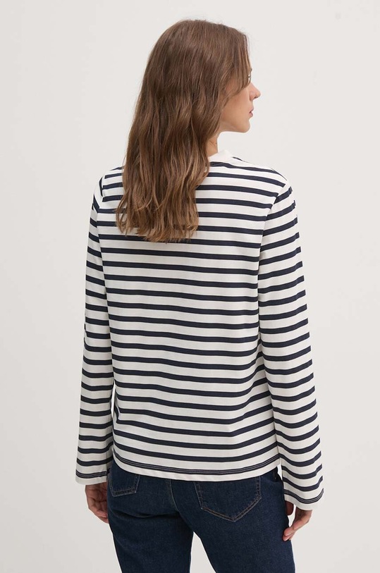 Odzież Tommy Hilfiger longsleeve bawełniany WW0WW42324 granatowy