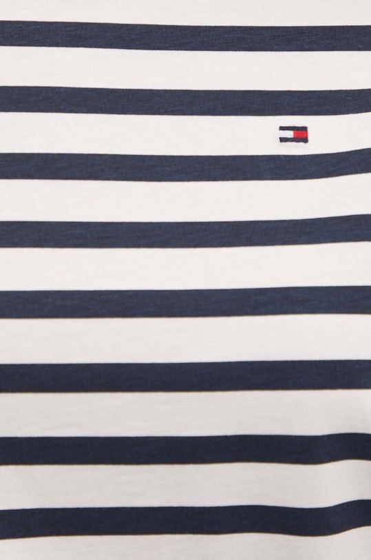 Tommy Hilfiger longsleeve din bumbac WW0WW42324 bleumarin