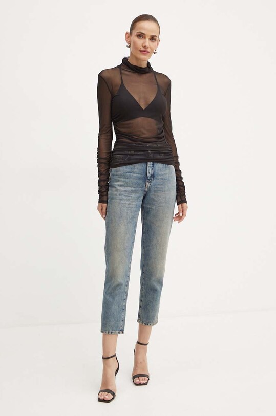 Patrizia Pepe longsleeve 8M1621.J149 negru AW24