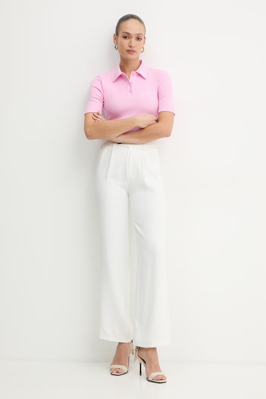 Iceberg longsleeve F072.6302 różowy AW24