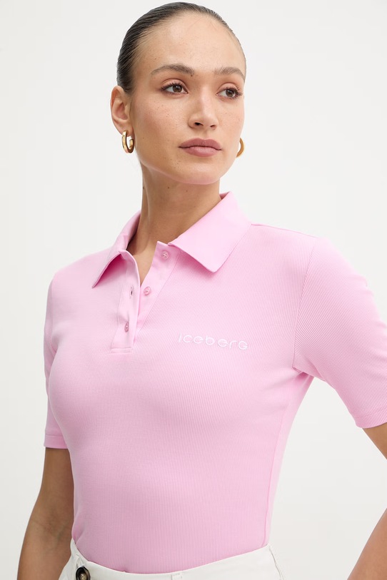 Iceberg longsleeve różowy F072.6302