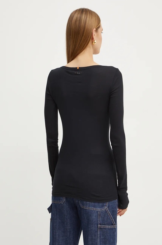 Îmbrăcăminte Boss Orange longsleeve din bumbac 50518862 negru