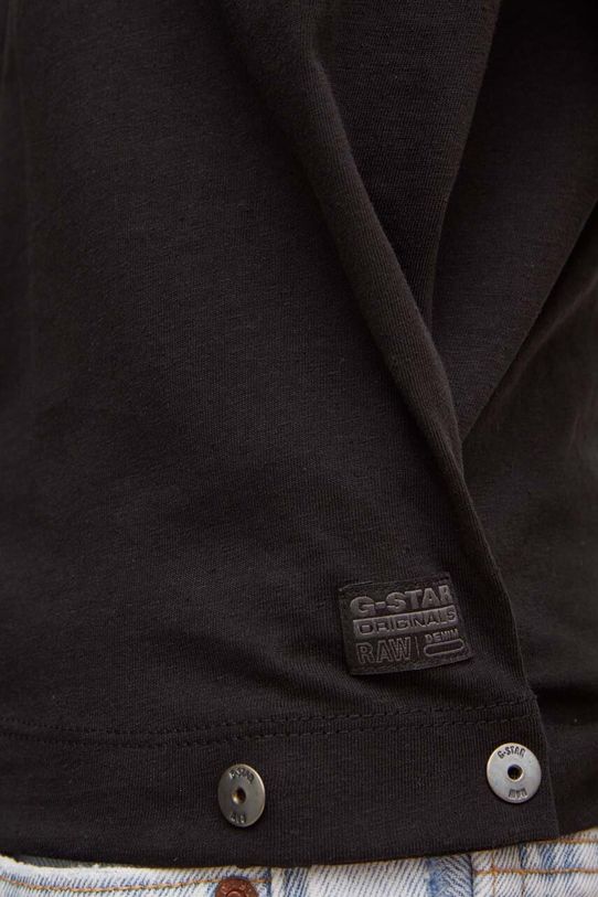 G-Star Raw top din bumbac D24641.D601 negru
