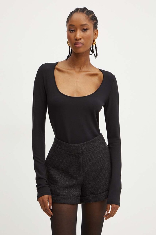 BOSS longsleeve uni negru 50512849