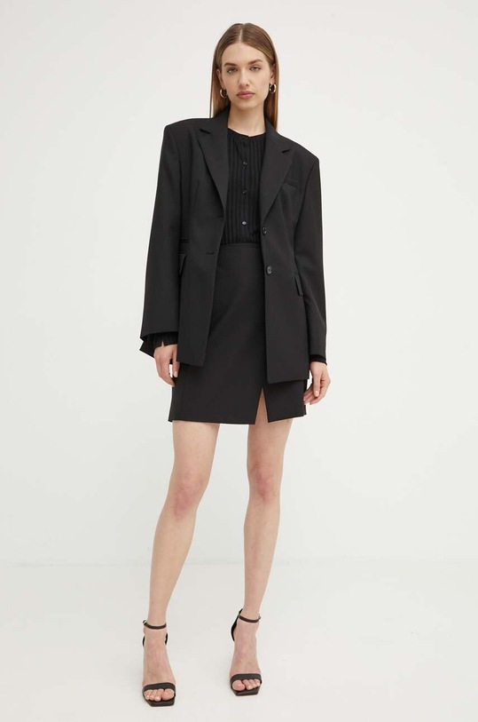 BOSS bluzka 50518509 czarny AW24