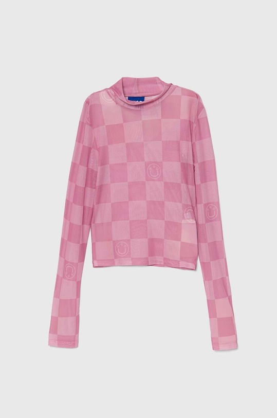 Hugo Blue longsleeve cu modele roz 50517699