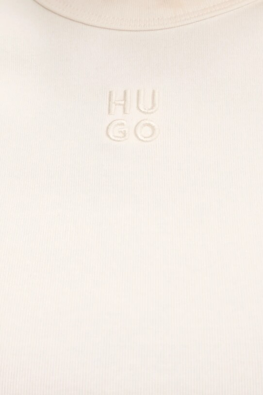 HUGO longsleeve 50518378 beżowy