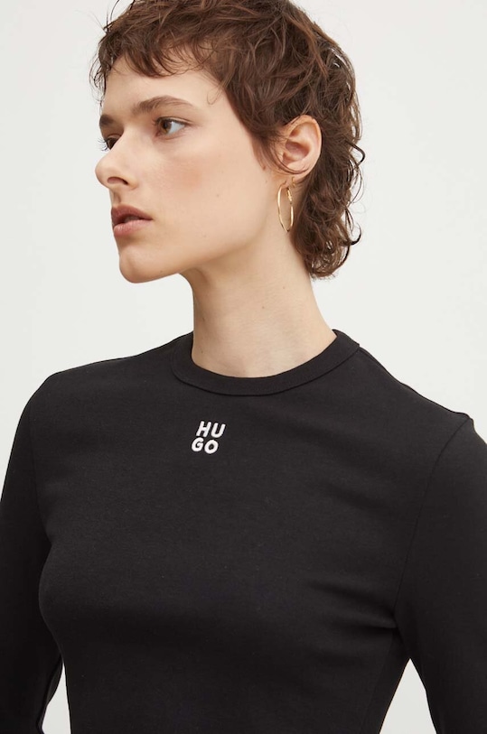 HUGO longsleeve negru 50518378