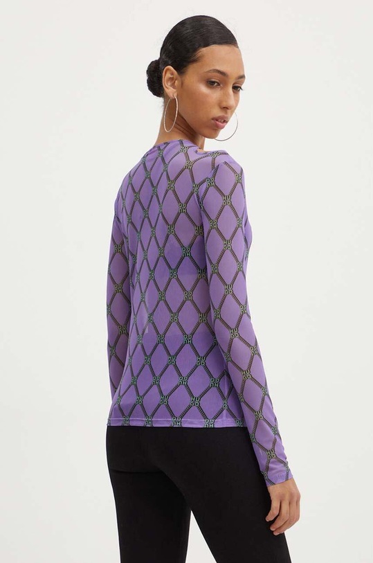 Odzież HUGO longsleeve 50518545 fioletowy