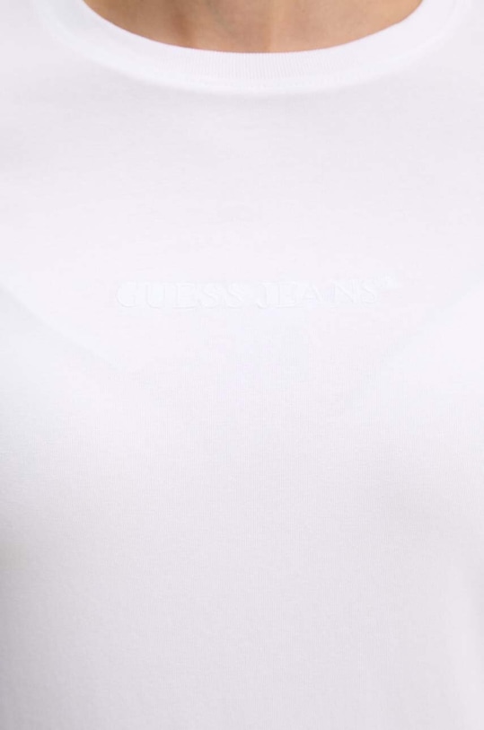 Longsleeve Guess Jeans W4YI22.J1314 λευκό