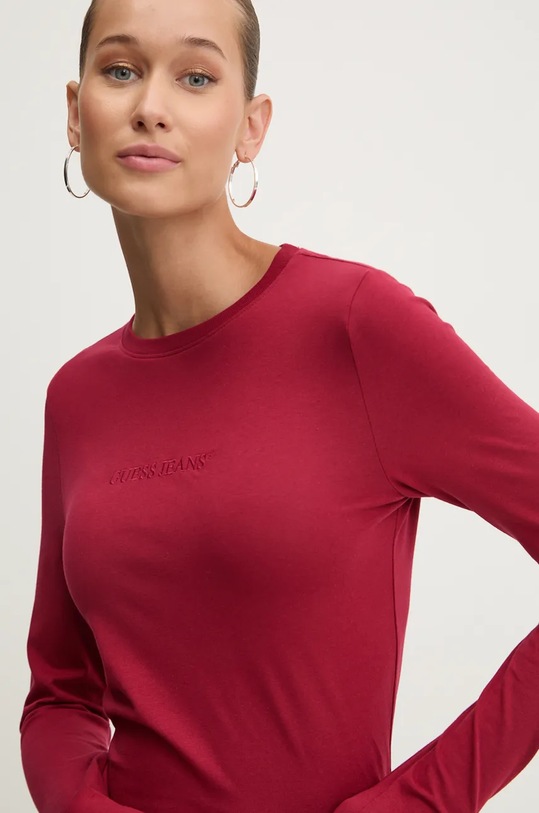 Guess Jeans longsleeve czerwony W4YI22.J1314