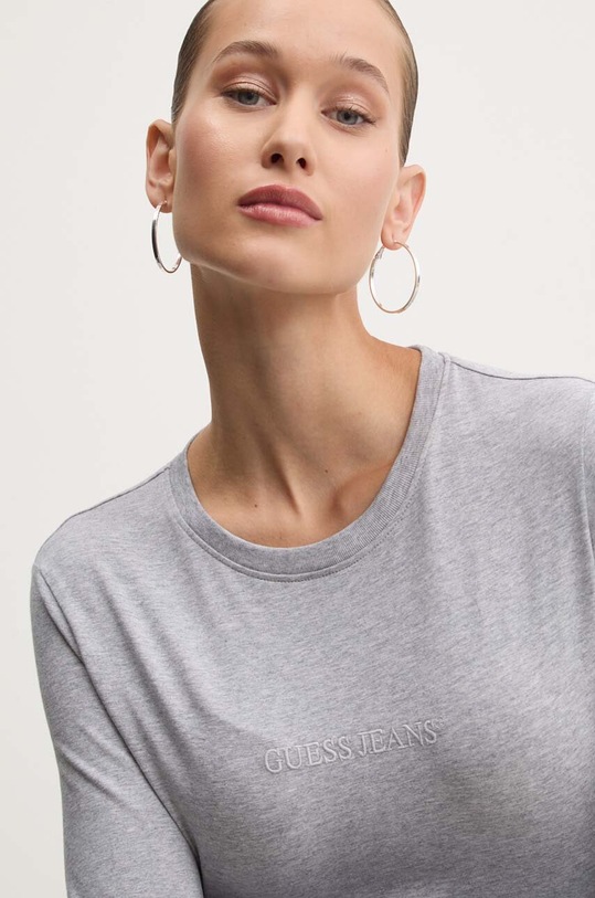 Лонгслів Guess Jeans сірий W4YI22.J1314