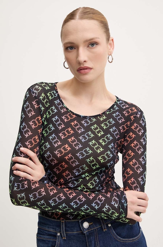 Majica z dolgimi rokavi Pinko črna 100639.A1ZY